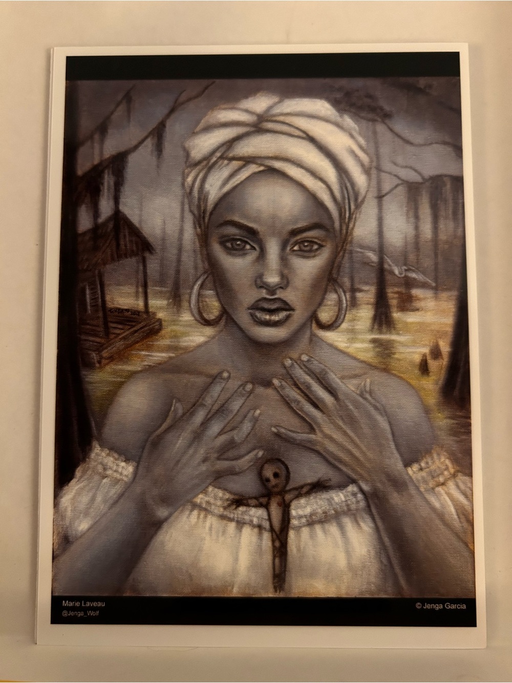Maria LaVeau Voodoo Queen by Louisiana Artist, Jenga Garcia 
Mint Condition